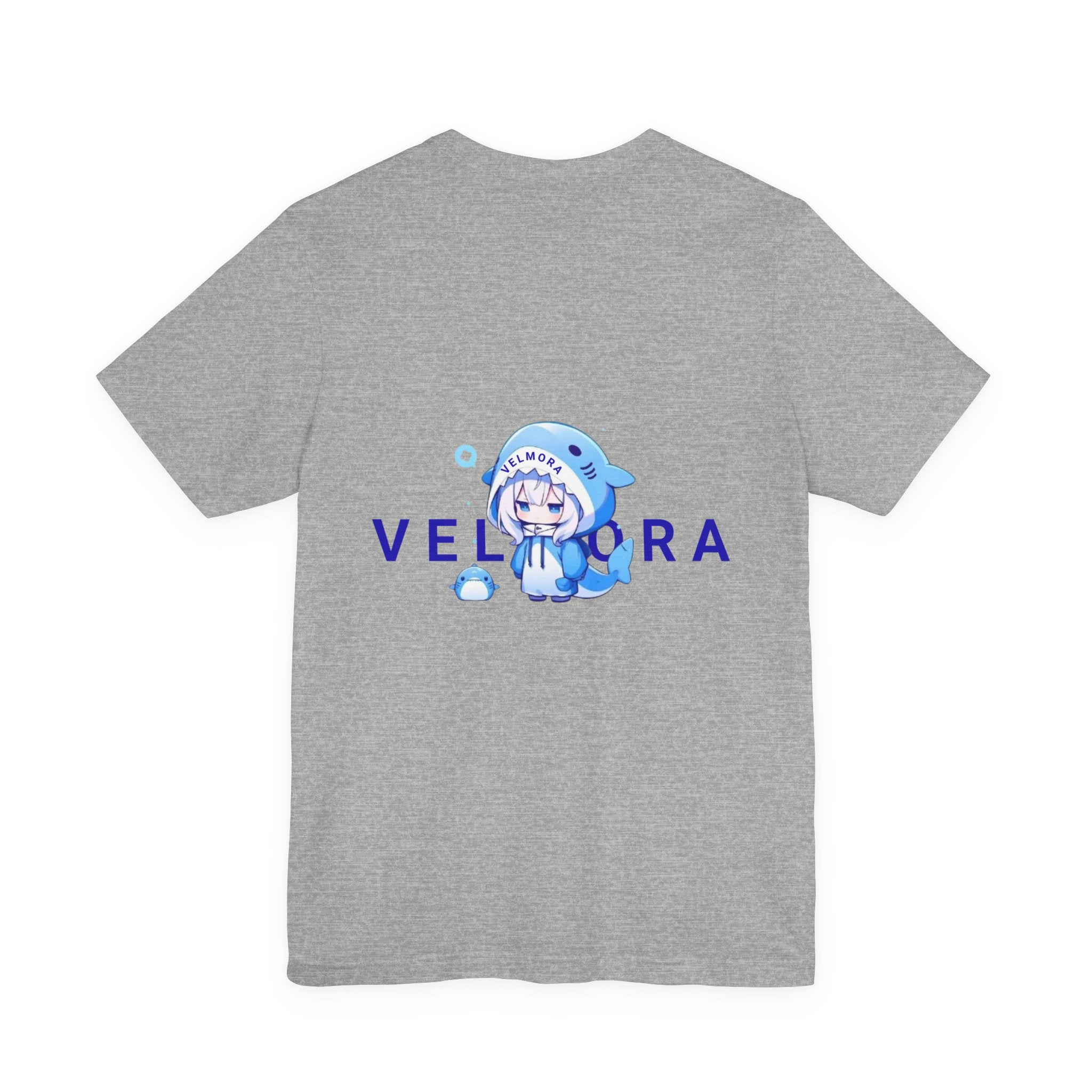 Velmora Shark Kawaii Graphic Tee