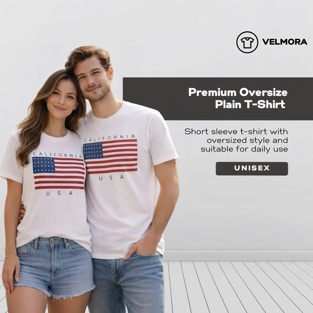 California USA Flag T‑Shirt