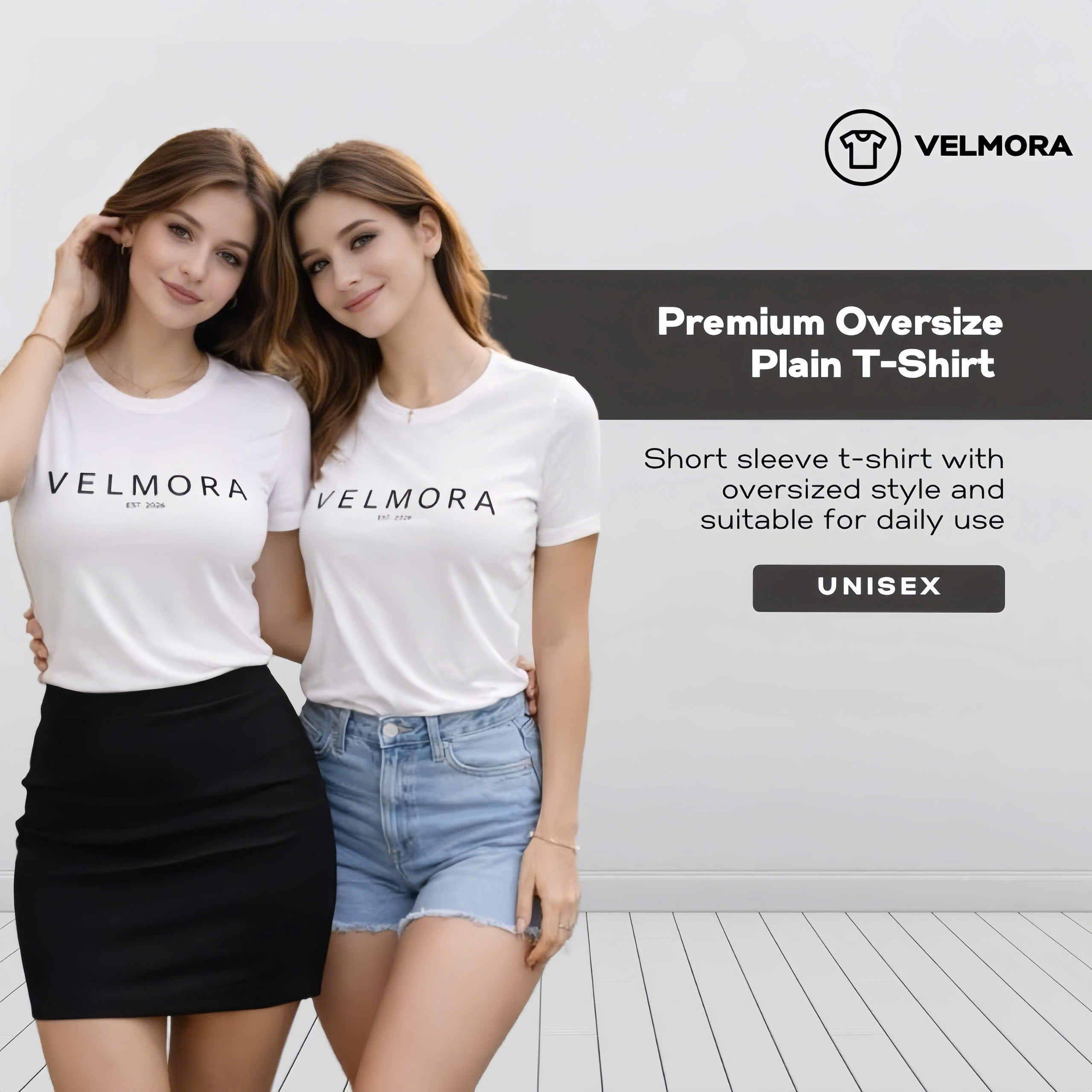 Velmora Minimalist Logo Tee