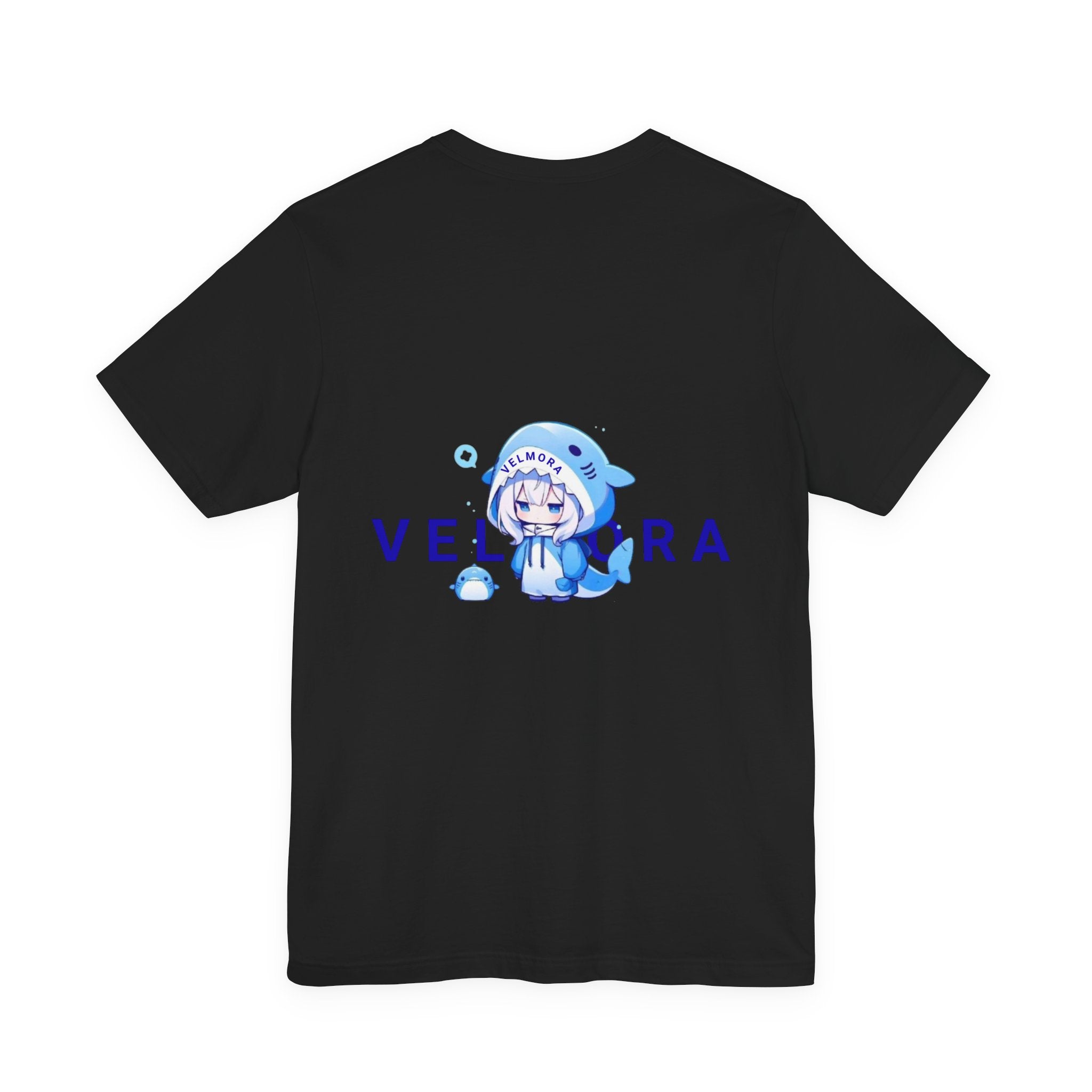 Velmora Shark Kawaii Graphic Tee